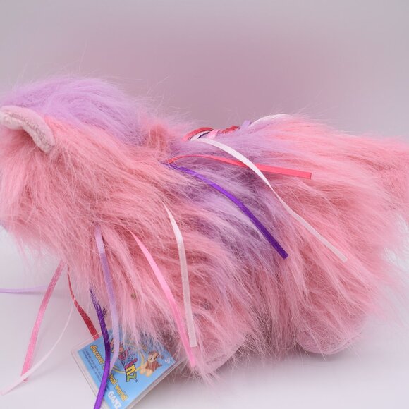 Webkinz Retired Ribbon Yorkie HM410 New w Code Pink & Purple 8” Retired Stuffed - Picture 5 of 8